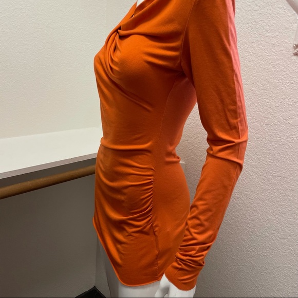 🆕VENUS 2-Top BUNDLE Ruched, Drape Neck, Long Sleeve Tops Sz S-M - Picture 3 of 9